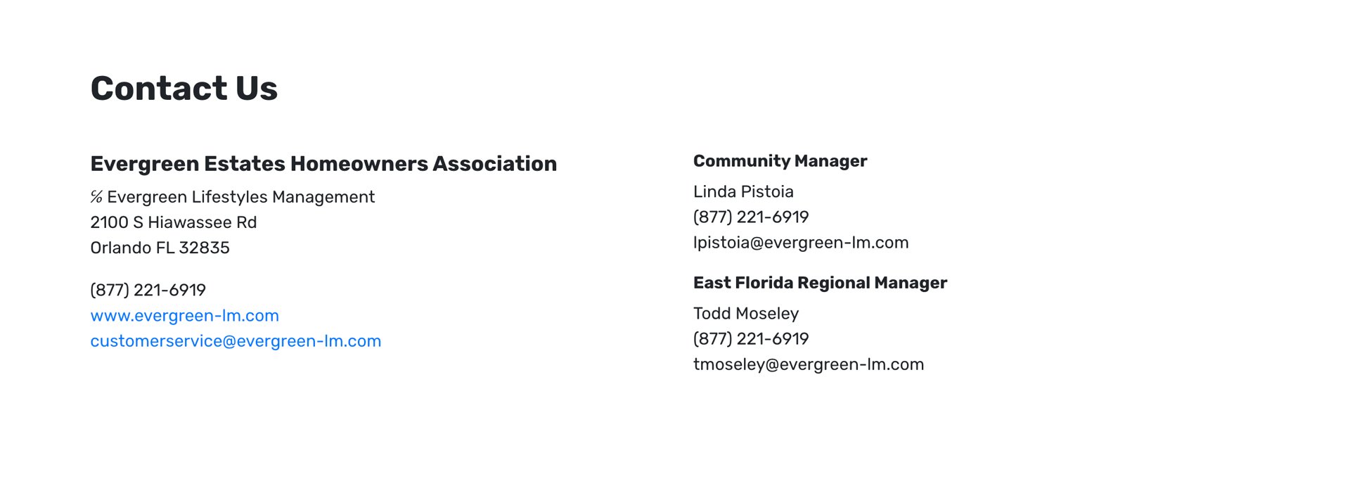Contact Info 1
